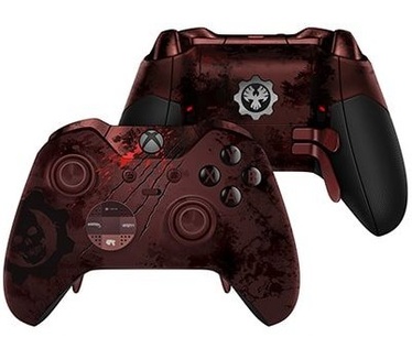 Microsoft Xbox One Elite Wireless Pro Controller - Gears of War 4 Edition Rood