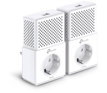 TP-Link AV1000 Gigabit Powerline Starter Kit met ingebouwd stopcontact TL-PA7010P KIT