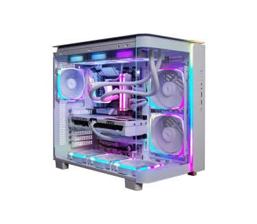 Alternate Thunderstorm Pro Ryzen 7 – RTX 5080 White gaming pc