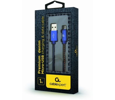 Cablexpert CC-USB2J-AMMBM-1M-BL Blauw