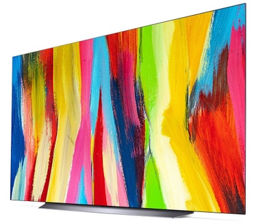 LG C2 83" (zwarte voet) Zwart