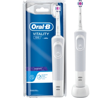 Oral-B Vitality 100 3DWhite White Elektrische Tandenborstel Powered By Braun