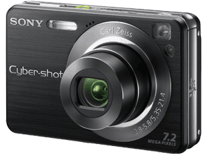 Sony Cybershot DSC-W125  Zwart