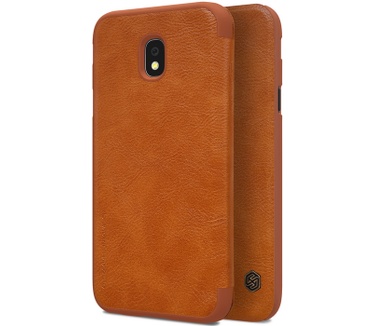 Nillkin Qin PU Leather Book Case Samsung Galaxy J3 (2017) - Bruin Bruin