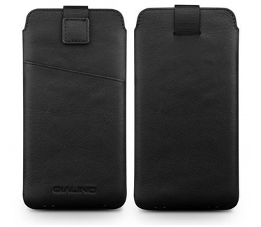 Qialino Apple iPhone 7 Leather Pouch - Black