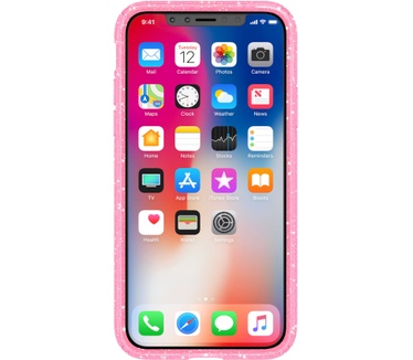 Speck Presidio Clear + Glitter iPhone XS / X (iPhone XS / X) Transparant