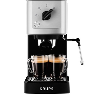 Krups Espressomachine Calvi zwart RVS XP3440
