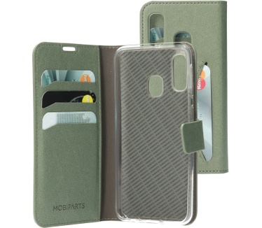 Mobiparts Classic Wallet Case Galaxy A20e Stone Green