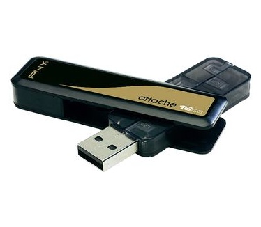 PNY Attaché&#8482; PNY USB-stick 16 GB Attaché&#8482; Premium 15.625GB Goud