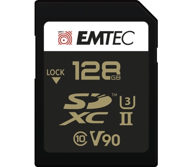 Emtec SDXC UHS-II U3 V90 SpeedIN Pro+ 128GB