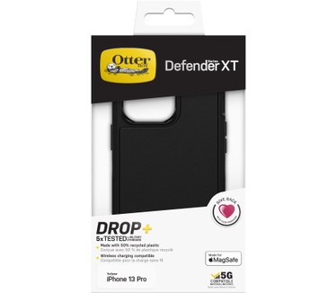 Otterbox OtterBox Defender XT-hoes voor iPhone 13 Pro met MagSafe, schokbestendig, valbestendig, ultrarobuust, 5x getest volgens militaire standaard, Zwart