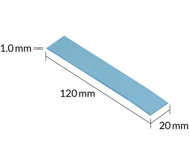 Arctic TP-3 1mm, 120 x 20mm, 4-pack