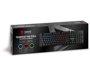 Savio Tempest RX Full Red Outemu