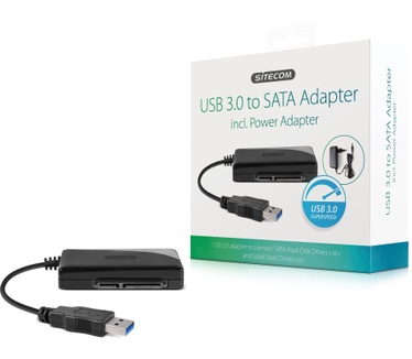 Sitecom CN-333 USB 3.0 to SATA Adapter incl. Power Adapter