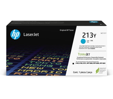 HP 213Y originele extra high-capacity LaserJet-tonercartridge, cyaan