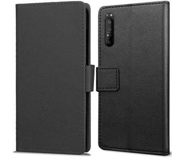 qMust Sony Xperia 10 II Wallet Hoesje Zwart