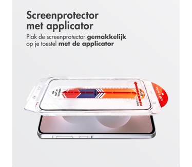 Accezz glas screenprotector met anti-dust applicator