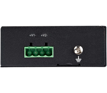 Startech.com Industrial Gigabit Ethernet PoE Injector 30W 802.3at PoE+ Midspan 48V-56VDC DIN Rail Power Over Ethernet Injector Adapter -40°C to +75°C Camera's/Sensoren/WiFi APs