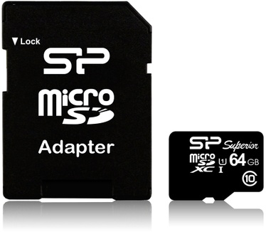 Silicon Power 64GB microSDHC Superior