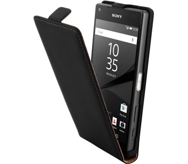 Mobiparts Premium Flip Case Sony Xperia Z5 Compact Black