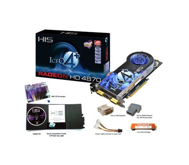 HIS HD 4870 IceQ 4+ Turbo 512MB (256bit) GDDR5 PCIe