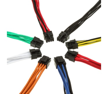 Cablemod CM-Series VS Cable Kit Zwart/Oranje Oranje, Zwart