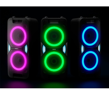 Medion Medion P61468 - Bluetooth Speaker - LED licht - 2 x 22 W RMS - Zwart