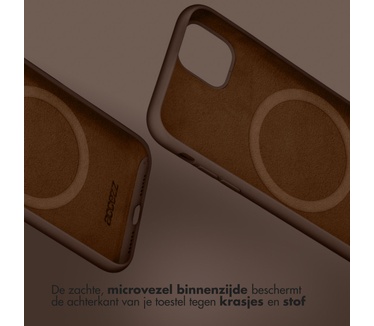Accezz Liquid Silicone Backcover met MagSafe
