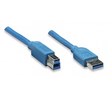 Techly USB 3.0 Cable A Male / B Male 2 m Blue ICOC U3-AB-20-BL