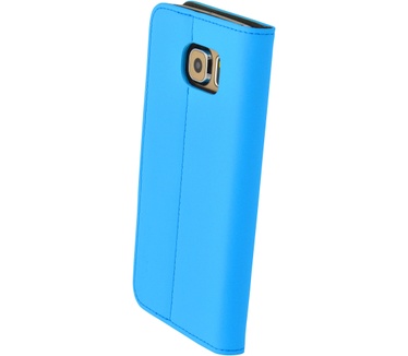 Mobiparts Premium Wallet Case Samsung Galaxy S6 Light Blue