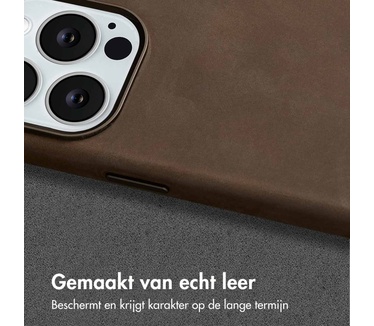 Accezz Vintage Leather Magsafe Backcover