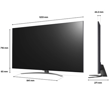 LG 55QNED816QA Zwart