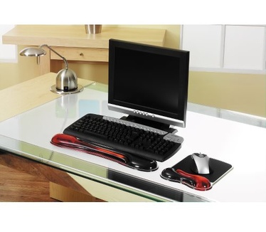 Kensington Duo Gel Polssteun Rood/Zwart