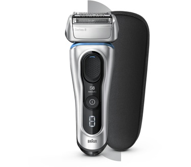 Braun Series 8 8330s Volgende Generatie Elektrisch Scheerapparaat, Stoffen Etui, Zilver
