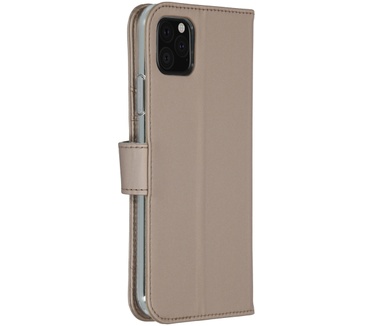 Accezz Wallet Softcase Bookcase iPhone 11 Pro Max - Goud (iPhone 11 Pro Max) Goud