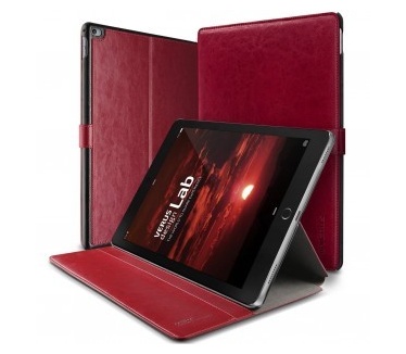 VRS DESIGN Layered Dandy Apple iPad Pro 9.7 leather case - Wine/Black