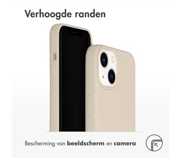 Accezz Liquid Silicone Backcover iPhone 14 - Stone