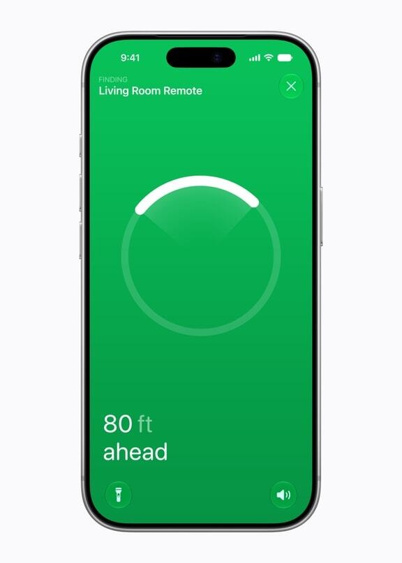 Find My afstandsbediening