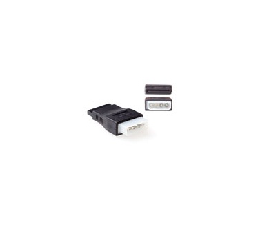Intronics Verloop adapter SATA power female - 4-pin molex male