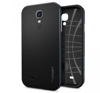 Spigen Spigen Case Neo Hybrid Samsung Galaxy S4 (metal slate) SGP10215