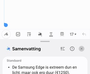 Enkele Galaxy AI-features