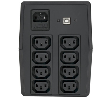 Tripp-Lite 1kVA 600W Line-Interactive UPS with 8 C13 Outlets - AVR, 230V, C14 Inlet, LCD, USB, Tower