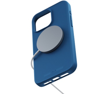 Njord byElements Slim Case 100% GRS MagSafe iPhone 15 Pro Max, Blauw