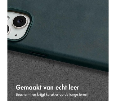 Accezz Vintage Leather Magsafe Backcover