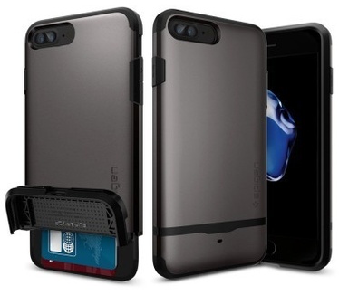 Spigen Flip Armor Apple iPhone 7 Plus Case - 043CS20776 - Gunmetal
