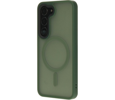Mobiparts Hardcover Samsung Galaxy S23 Satin Green (Magsafe Compatible)
