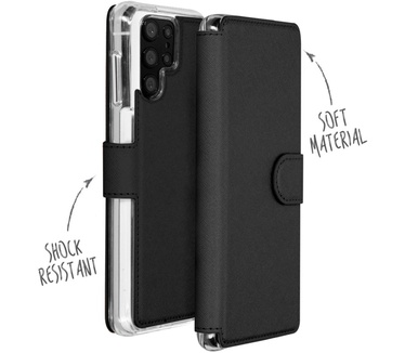 Accezz Xtreme Wallet Bookcase Samsung Galaxy S22 Ultra - Zwart