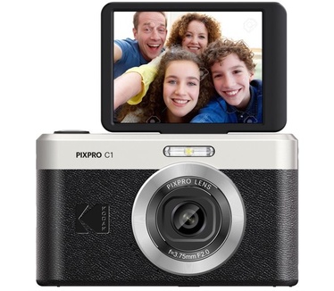 Kodak Pixpro Pixpro Friendly Zoom C1 Black + Dongle - Compact Digital Camera Bruin