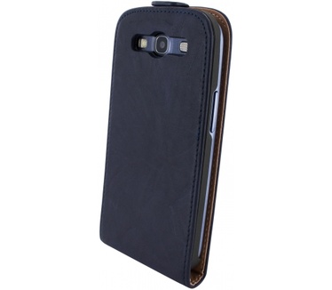 Mobiparts Mobiparts Vintage Flip Case Samsung Galaxy S3 Navy Blue
