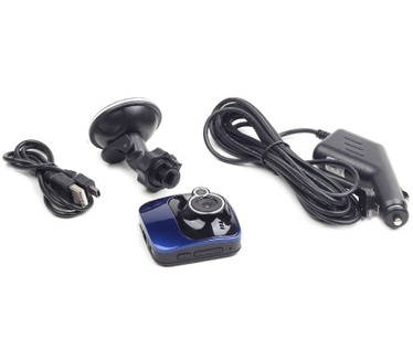Gembird Car DashCam DVR HD+Accessories, night vision, 2.0'' color LCD